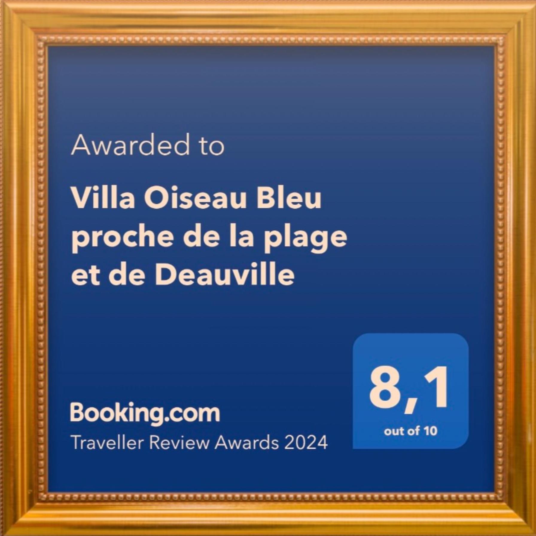 La Villa L'Oiseau Bleu Proche De La Plage Et De Deauville !!! Awards 2025 Blonville-sur-Mer Exteriör bild